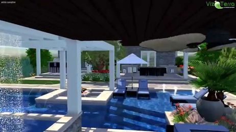 Long Island NY back yard dream oasis. Designing With Elements 631 573 6600