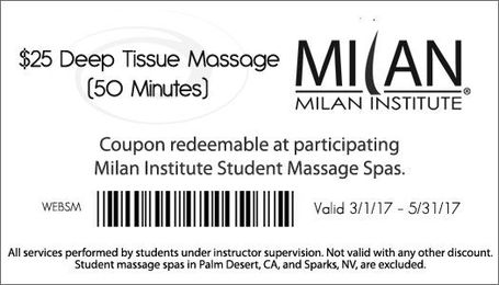 Spring Student Massage Spa Coupon |