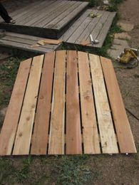 Planning and building instructions for a wooden garden gate