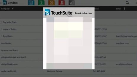 How to Access the Vendors on TouchSuite Firefly