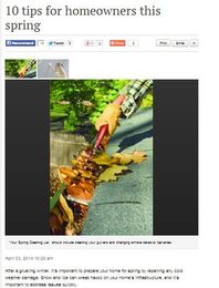 Spring Cleaning: Checking Up Your Gutter System