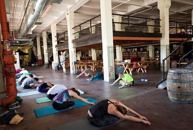 Bending the Rules to Offer Yoga With a Beer Chaser