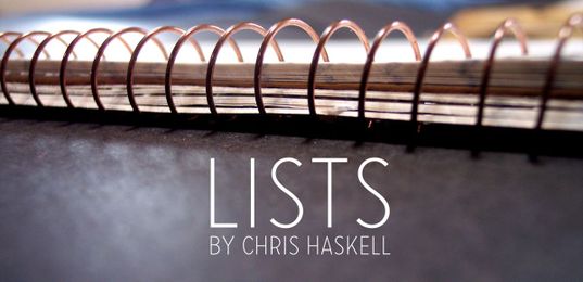 Chris’ Kitchen Tips: Lists