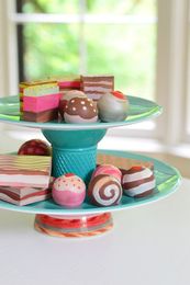 Making Wooden Play Pastries & Treats For A Kids Tea Party