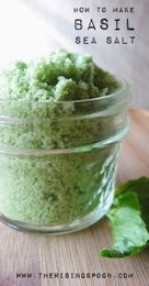 How to Make Basil Salt: An Easy DIY Gourmet Finishing Salt