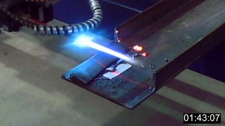 Coping Stair Stringer Cut-Outs and Notches with a CNC Beam Coper