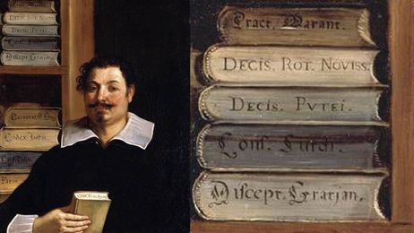How Tiny Details in Paintings Reveal a Secret History of Books
