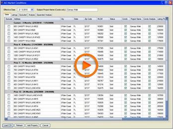Can I Import MLS Data into ACI Report?