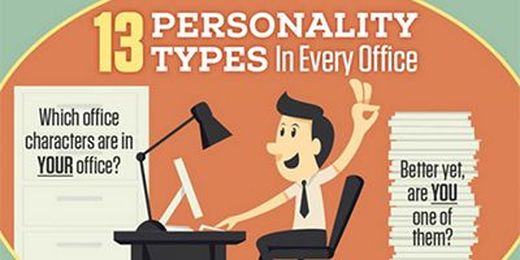 13 Personality Types in EVERY Office (Infographic)