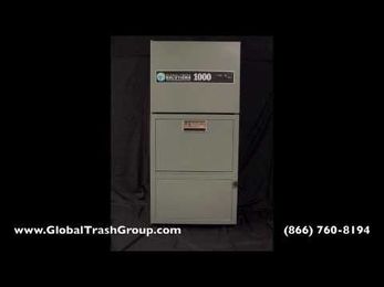(866) 760-8194 Global Trash Solutions Trash Compactor Photoboard