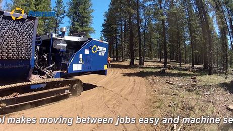 New Peterson 4810F Tracked Debarker!