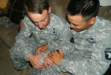 For gay soldiers, marriage and benefits open doors to living life more freely