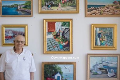 What about Barry? Show exhibits resident artist Barry Ridlon