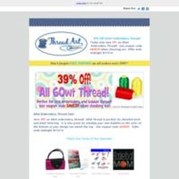 Save 39% on 60wt Emrboidery Thread!!