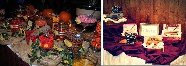 Unique buffet displays will delight your guests