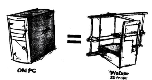Check This Out: A 3-D Printer Made From E-Waste