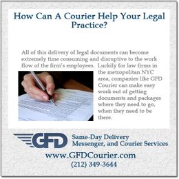 How Can A Courier Help Your Legal Practice?
