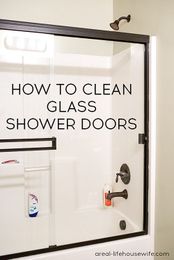 How to Clean Glass Shower Doors