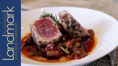 Lardo Wrapped Tuna Loin at Stone House at Stirling Ridge, Warren NJ