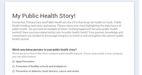 My Public Health Story!