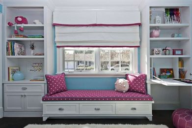 15 Amazing Window Seat Designs for Your Kids Room