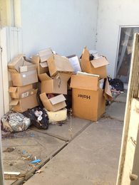 Got a big pile of boxes from moving? Call 877GOJUNKFREE