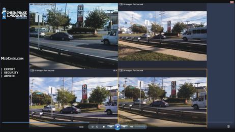 How many images per second for IP video security cameras?