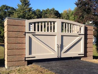 Custom Built Gates made of cellular pvc