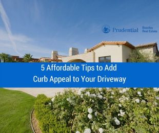 Prudential Beazley Real Estate Explains How to Add Curb Appeal to a Driveway