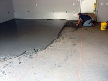 Fixing a Poorly Sloped Concrete Floor for Drainage