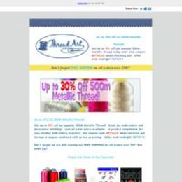 Metallic Thread Sale For You! 