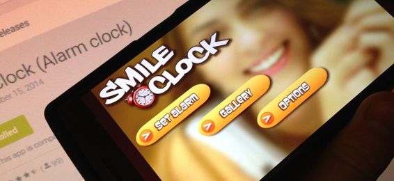 Smile Clock: Grin to Switch Your Alarm Off