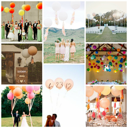 DIY Giant Wedding Balloons