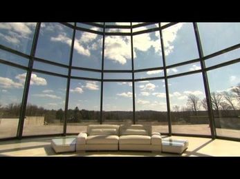Live in a glass-walled home