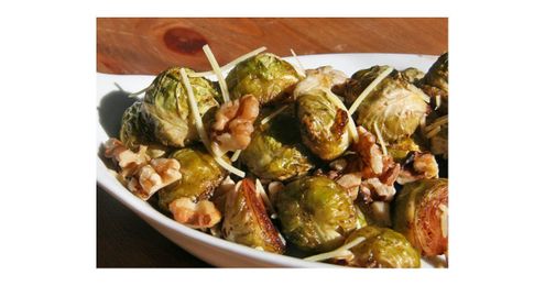 Seasonal Eats: Roasted Brussels Sprouts With Walnuts