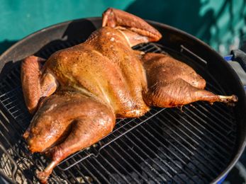 Take Your Spatchcocked Turkey to the Grill for Extra-Moist, Evenly Cooked Meat
