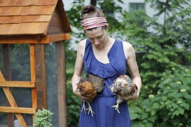 Modern Farmer: 9 Backyard Gardens with Chickens