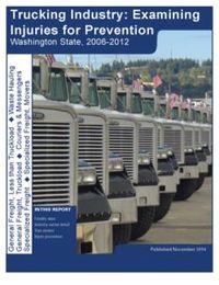 New report examines injuries in trucking for prevention
