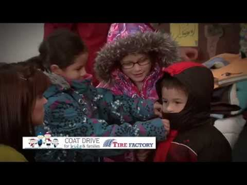 Coats for kids drive at your local Tire Factory!