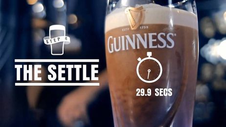 How to pour the perfect pint of Guinness