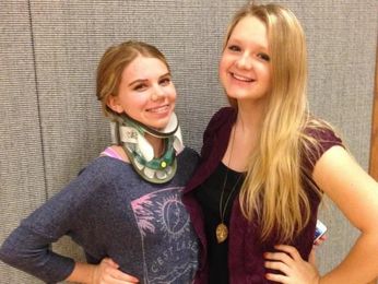 Faith, family, friends helps teen recover from car crash