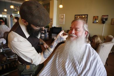 Specialty barbers focus on beards as facial hair grows trendy