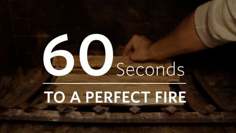 How to Build a Fire in Your Fireplace: 60 Seconds​ to a Perfect Fire
