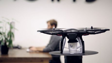 If Lattes Could Fly: Dutch Engineers Invent Coffee Delivery Drone