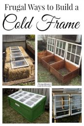 Frugal Ways to Build a Cold Frame