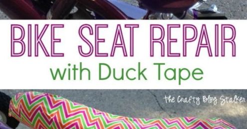 How to Do a Bike Seat Repair with Duck Tape