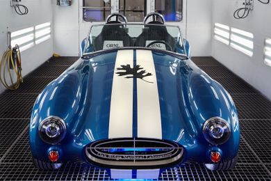 3-D printed Shelby Cobra ready to lay down the rubber