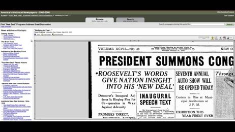 How To: Use America's Historical Newspapers