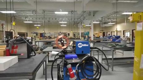 Engineering design enables building reuse as manufacturing training center