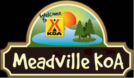 Western PA camping and cabins vacation rentals at Meadville KOA Campground